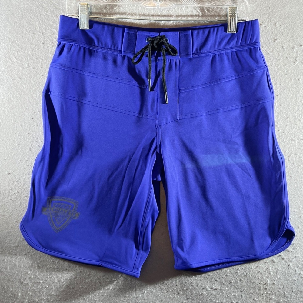 1259 | NWT Alphalete Athletic Performance Stretch Board Shorts Blue Mens 31
